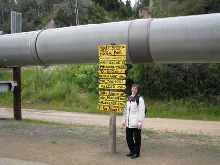 Photo op at the Alyeska pipeline-2008