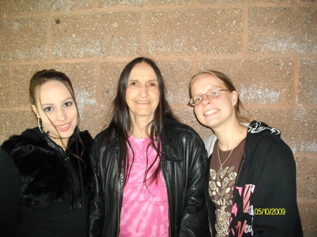 Me & my 2 girls...Sandra (left)& Caren (right)