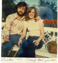 Easter 1977 pic of Deb and I at 6 Flags