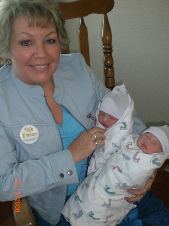 My new twin granddaughters