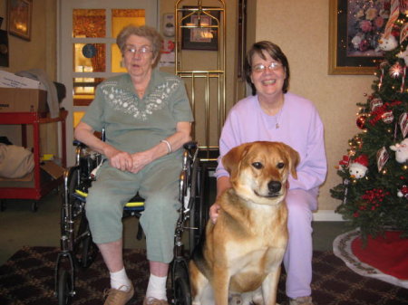 Mom, Nancy and Buddy