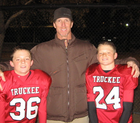Jake, Zak and Dad a couple of years ago