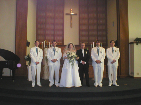 MY DAUGHTER, HUSBAND, AND GROOMSMEN