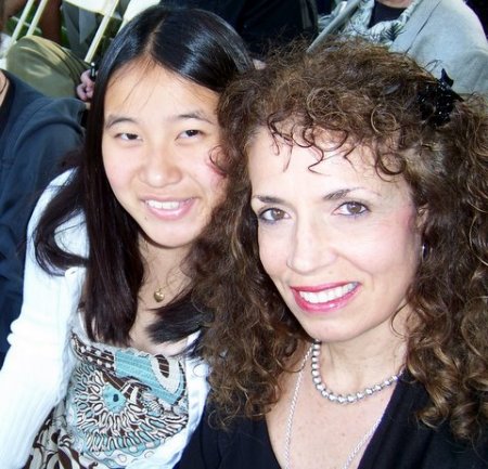 Laura and Mom at 6th grade graduation.