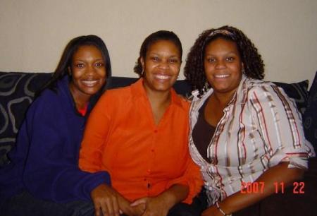 Omekia, Robyn, and Nicole