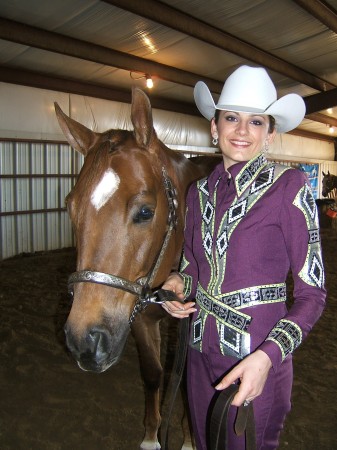 Daughter Jenifer - Showing Horses