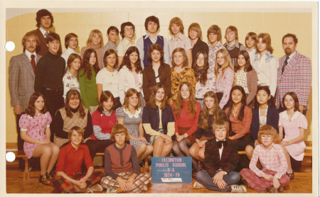 1974 Mr. Anderson's Grade 8A Class