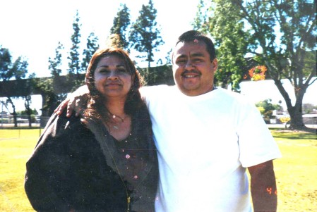 Me and my cousin Liz Cruz 2001