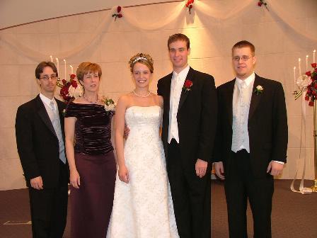 My boys & I at my daughter's wedding a few yrs