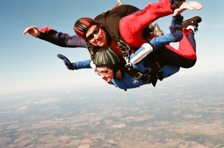 OMG! I jumped out of an airplane!!