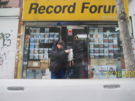 Taken in Seoul Korea, Jim at a record shop