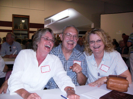 Laughing  trio