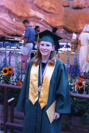 Daughter Melinda at HS Graduation