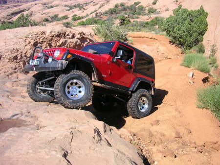 rock crawling in Moab