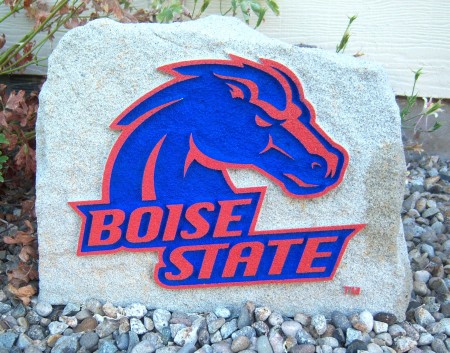 Boise State Bronco Rock Art