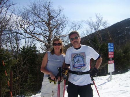 Fletch and Trish Spring Skiing