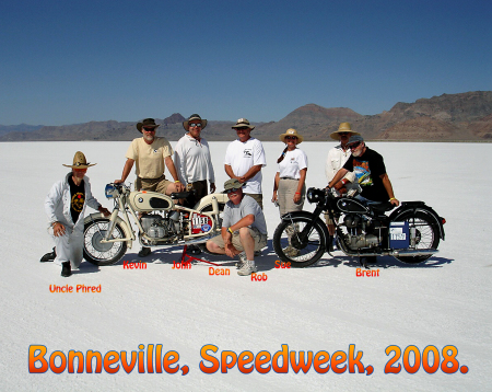 The Flying Freedle at Bonneville Speeweek