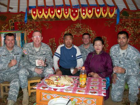 Ger gathering (Mongolia)