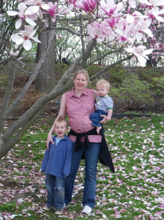 Brooke, Magnus, and Leif Visit Cherry Blossoms