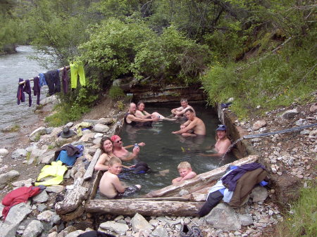 Hot springs...