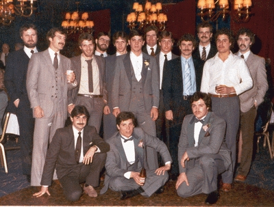 Dan Coleman's wedding. Feb '84