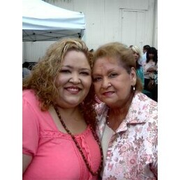 me and my mom on mothers day 2009