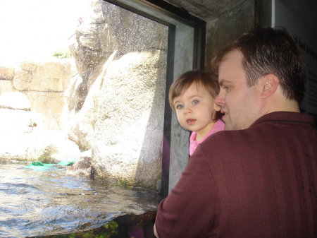 Maddy & Mike at Monterey Bay Aquarium