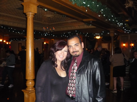 me n& my honey at the pirate dinner show