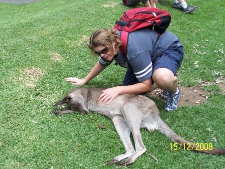 Me with a Kangaroo