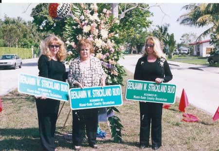 Street dedication for my father