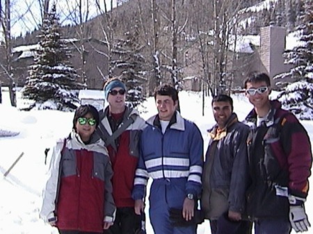 Vail with Joe's college friends