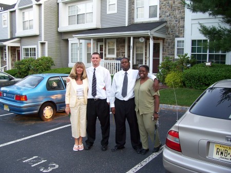 Joan, her son Tim, my son DeWayne and me