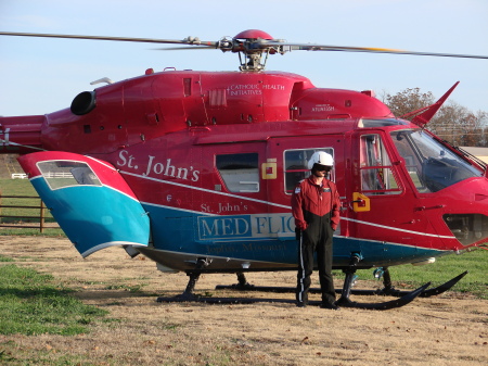 Tom with Med Flight out of Joplin Missouri