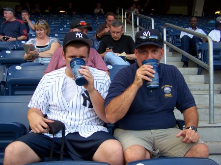 Yankees Game: Matthew & Peter