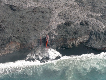 Helicopter tour, Big Island