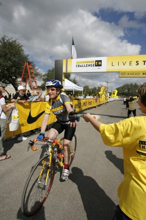 Steph at the Finish