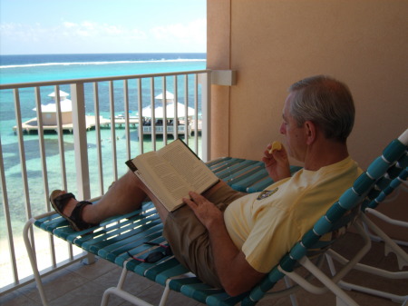 Breakfast on the balcony of the condo