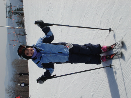 Julia skiing 2009