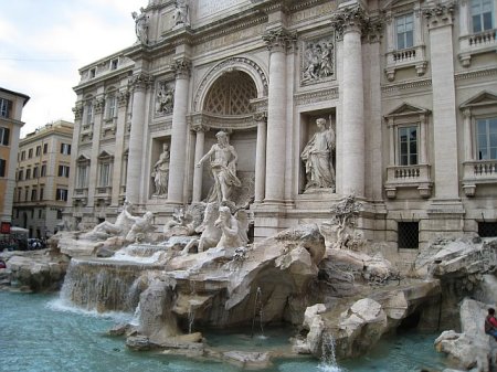 Trevi Fountain in Rome, Italy