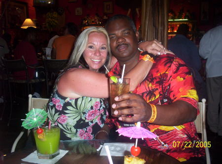 Judy and Eddie in Jamaica