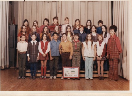 Mrs. Paulk - 6th grade. 1972