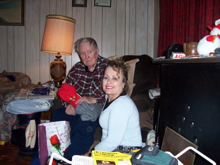 my  dad, one christmas before he passed