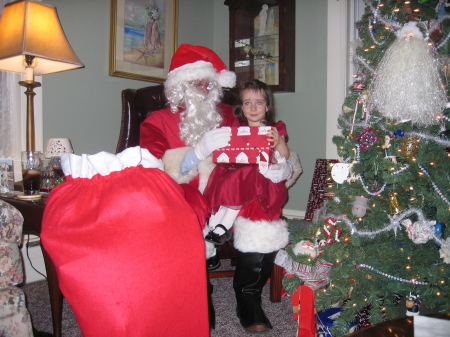 Santa with Isabella