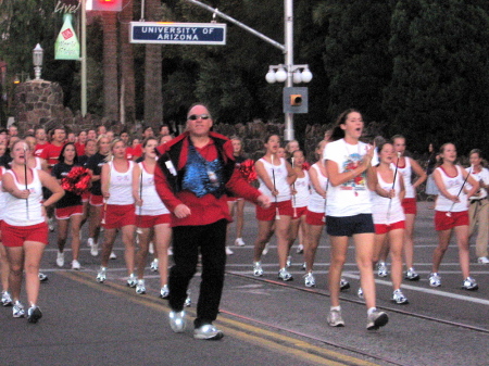 Marching down University