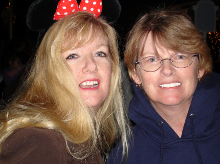 Kathy and sister JoAnn at Disneyland 2007