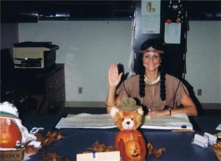 Moonbeam at work, Halloween '90