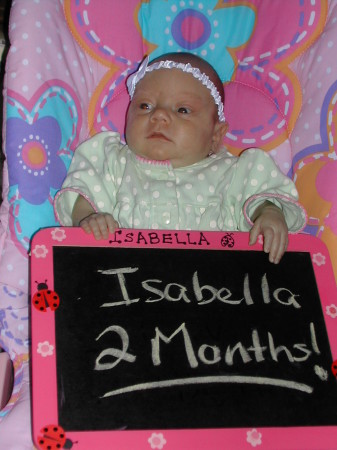 Isabella at 2 months old