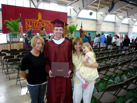 Chris graduation from Kutztown University 2009