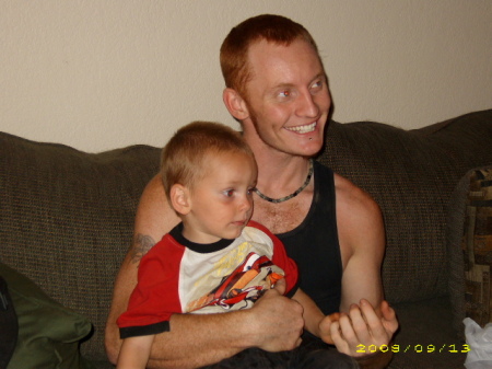 Our son Erin, his son Damian