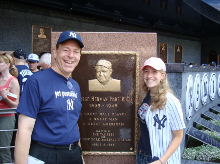 Yankee Stadium with my daughter this year.